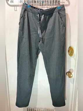 Men's Slim Jogger Pants with Drawstring - Charcoal